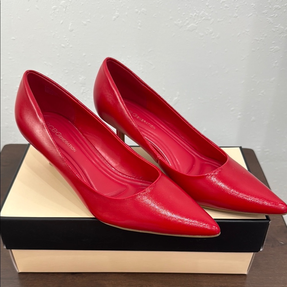BCBG Elegant Red Women's Pumps